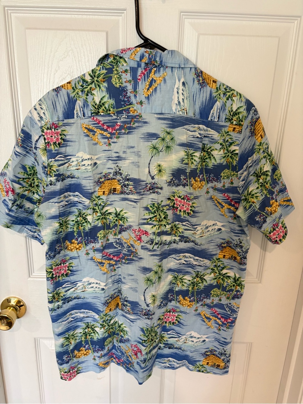 RJC Light Blue Tropical Floral Camp Shirt - Men - Picture 4 of 8